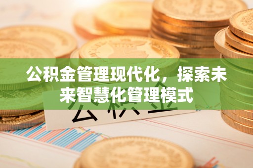成安公积金管理现代化，探索未来智慧化管理模式