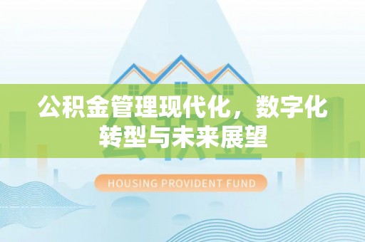 成安公积金管理现代化，数字化转型与未来展望